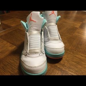 Nike Air Jordan 5 Retro light aqua